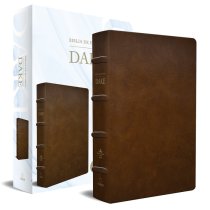 RVR 1960 Biblia de estudio Dake, tamano grande, piel marron